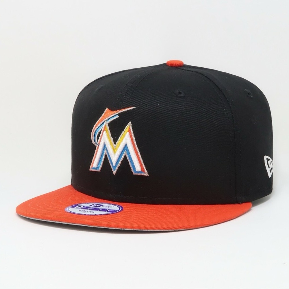 Miami Marlins Black and Orange SnapBack 9FIFTY